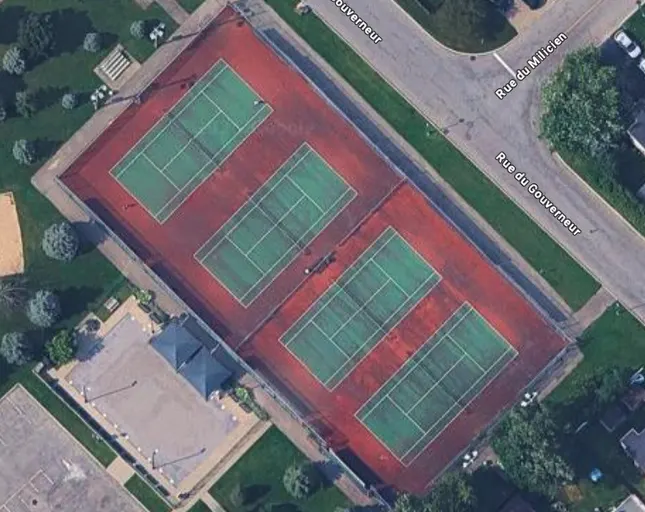 An Image of Tennis Courts at Parc Louise-Josephte in Vaudreuil-Dorion