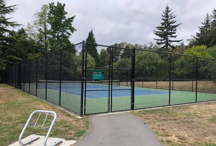 An Image of Tennis Courts at Tolmie Park in Victoria