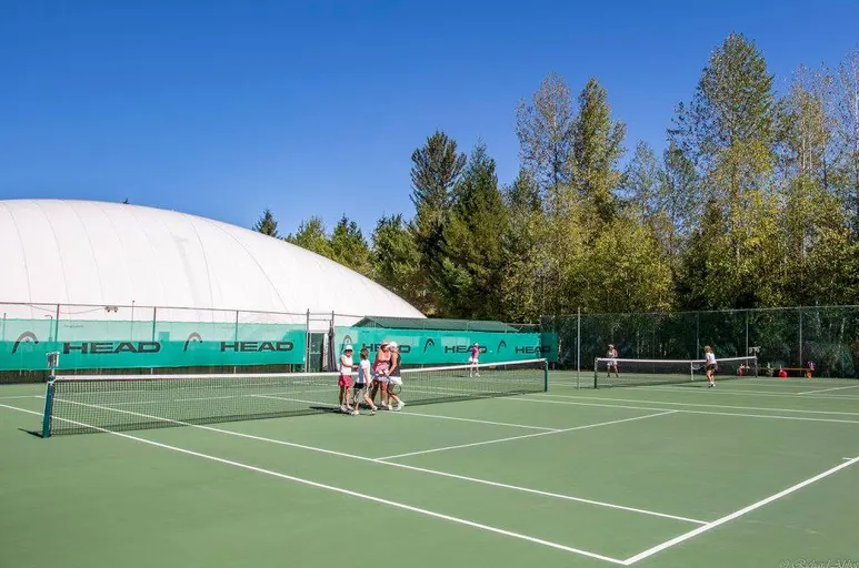 An Image of Tennis Courts at Westwood Tennis Club in Nanaimo