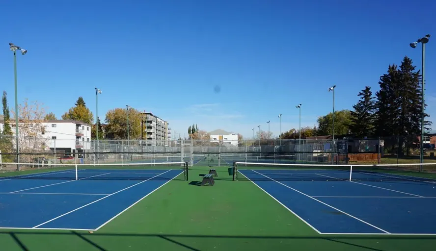 An Image of Tennis Courts at Red Deer Tennis Club in Red Deer