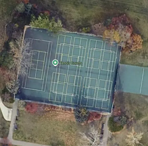An Image of Tennis Courts at Umea Park in Saskatoon