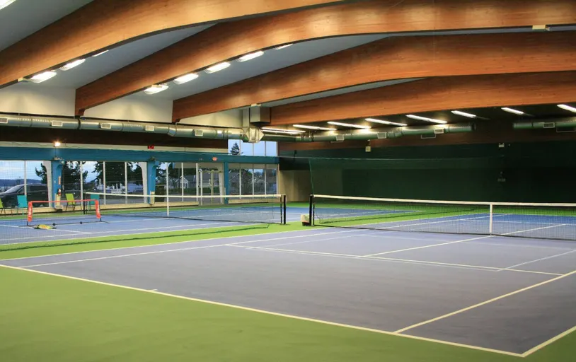 An Image of Tennis Courts at Powell River Tennis Centre in Powell River