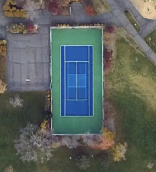 An Image of Tennis Courts at Crocus Park in Saskatoon