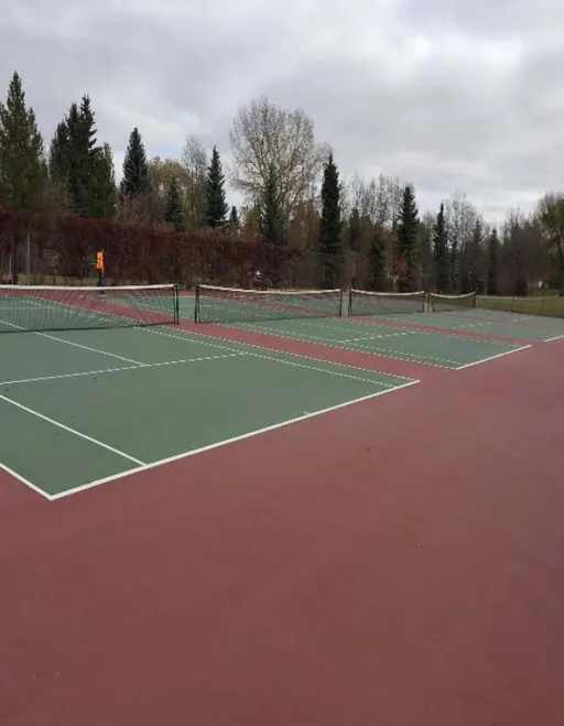 An Image of Tennis Courts at Sidney L. Buckwold Park in Saskatoon