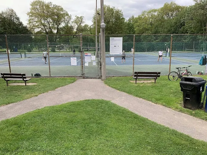 An Image of Tennis Courts at Curran Hall Tennis Club in Scarborough