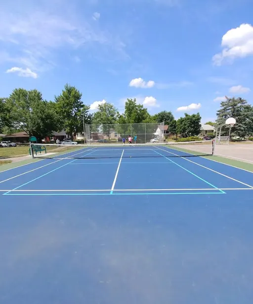 An Image of Tennis Courts at FJ Miller Park in Niagara Falls