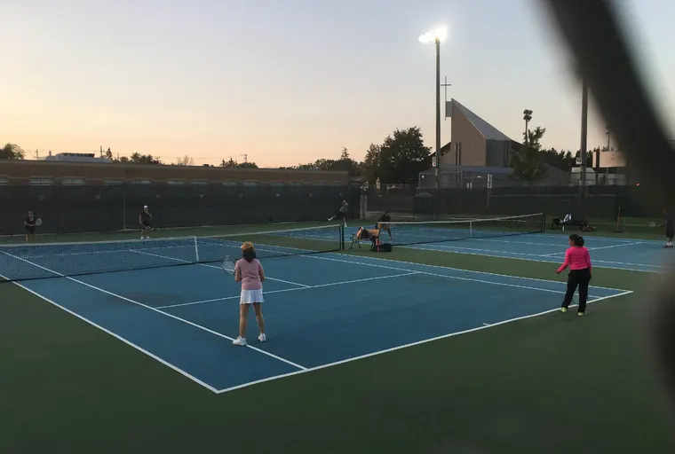 An Image of Tennis Courts at Springfield Tennis Club in Mississauga