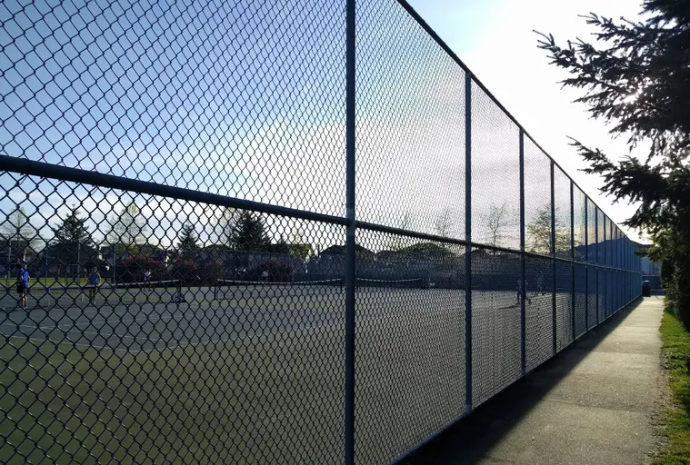 An Image of Tennis Courts at Terry Fox School in Port Coquitlam