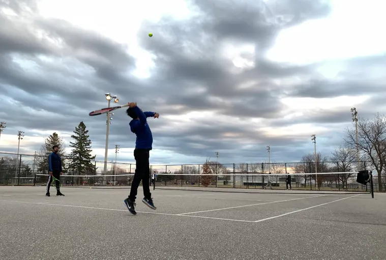 An Image of Tennis Courts at Ourland Park in Toronto