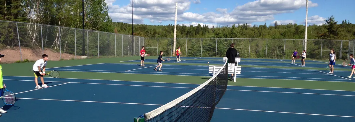 An Image of Tennis Courts at Quispamsis Tennis in Quispamsis