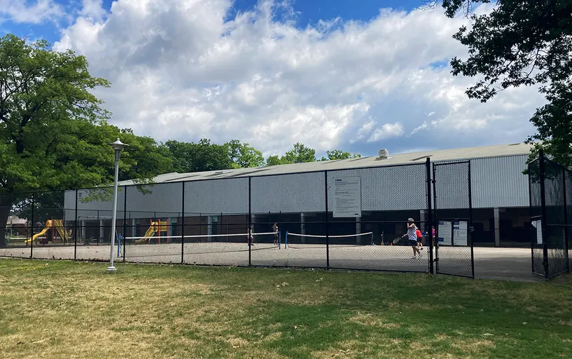 An Image of Tennis Courts at Runnymede Park in Toronto