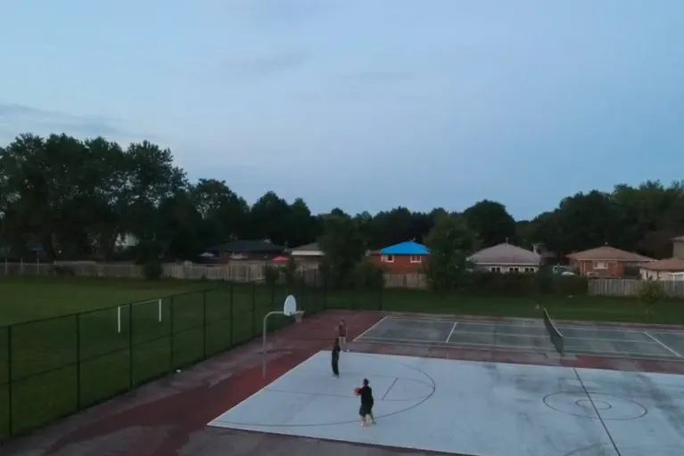 An Image of Tennis Courts at Westminister Optimist Park in London