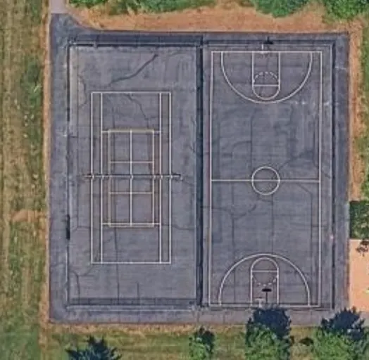 An Image of Tennis Courts at Mitchell Road Park in Pitt Meadows