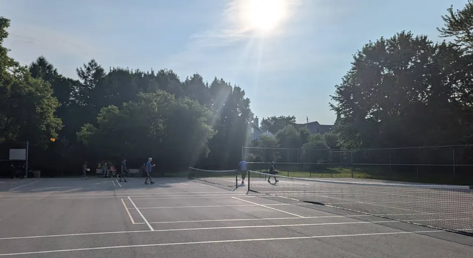 An Image of Tennis Courts at St Germain Park in Ottawa