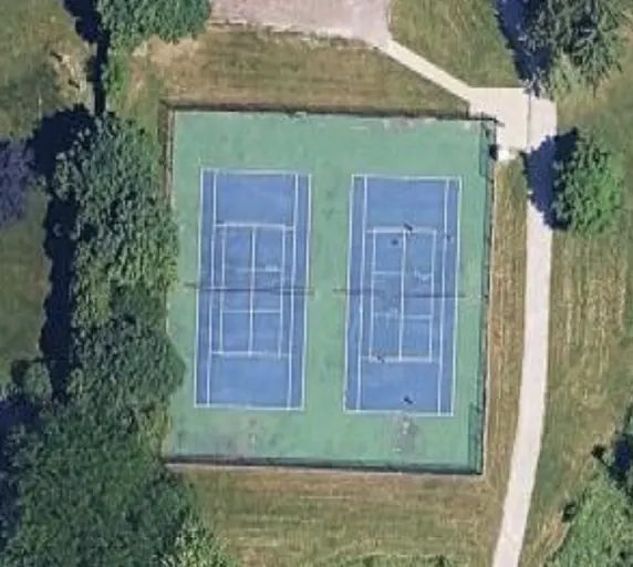 An Image of Tennis Courts at Cathcart Park in Sarnia