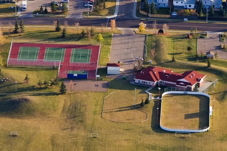 An Image of Tennis Courts at Yellowbird East Community League in Edmonton