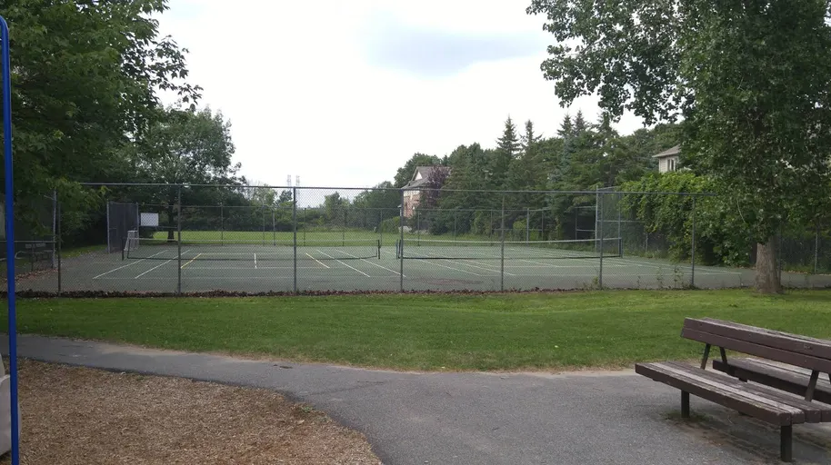 An Image of Tennis Courts at Uplands Park in Ottawa