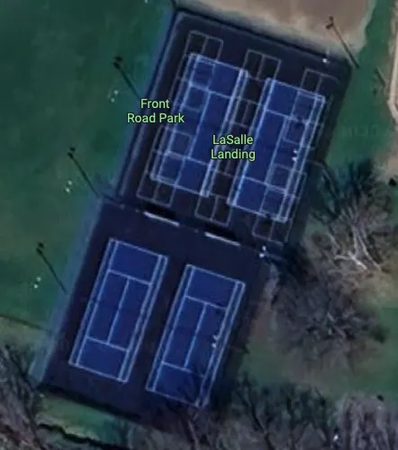 An Image of Tennis Courts at Gil Maure Park in LaSalle