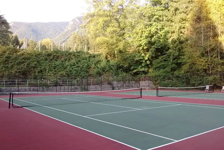 An Image of Tennis Courts at Cleveland Park in North Vancouver