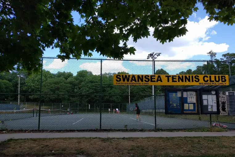 An Image of Tennis Courts at Swansea Tennis Club in Toronto