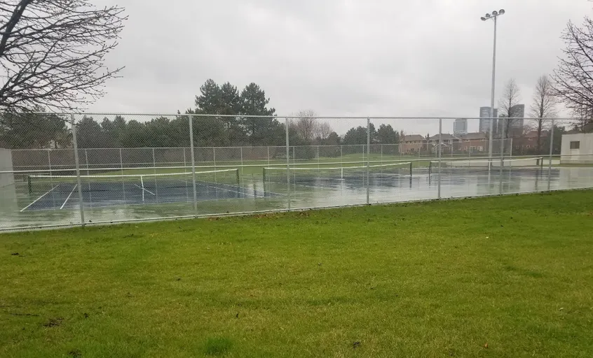 An Image of Tennis Courts at Vaughan Crest Park in Thornhill