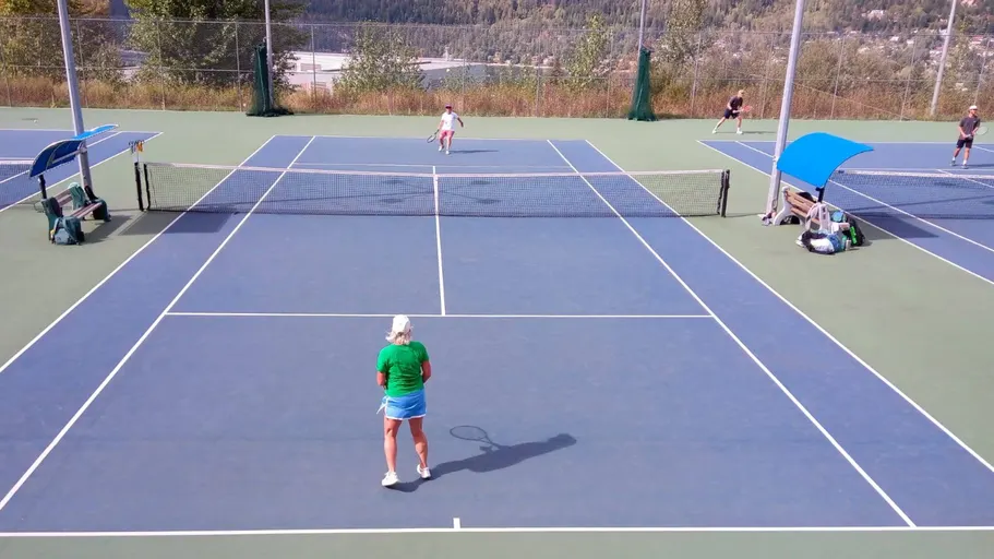 An Image of Tennis Courts at Nelson Tennis Club in Nelson