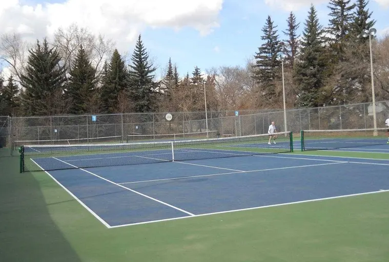 An Image of Tennis Courts at St. Albert Tennis Club in St. Albert