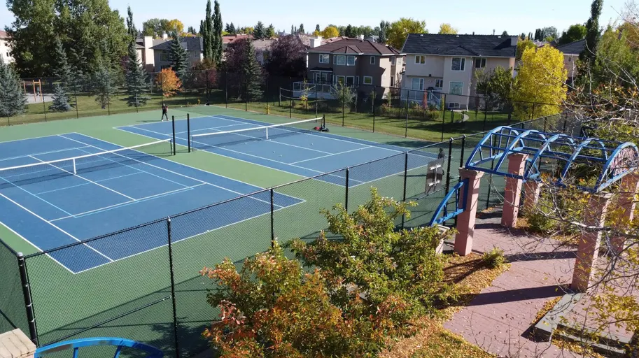 An Image of Tennis Courts at Hamptons Park in Calgary