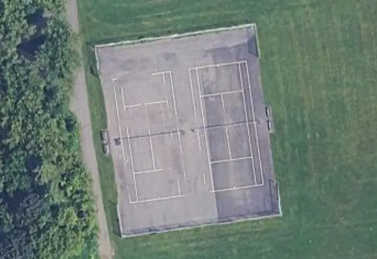 An Image of Tennis Courts at Rabbi Bulka Kindness Park in Ottawa