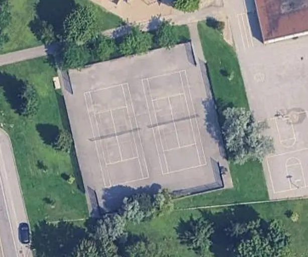 An Image of Tennis Courts at Manor Park in Ottawa