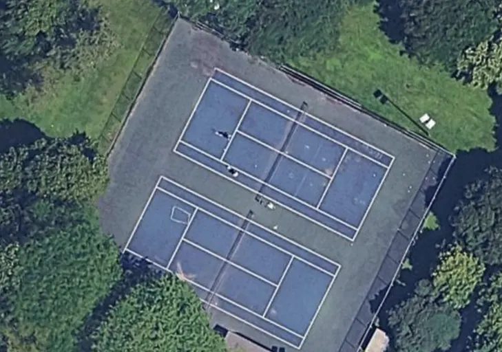 An Image of Tennis Courts at Sheffield Glen Park in Ottawa