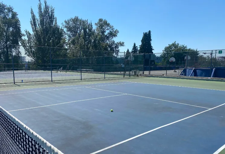 An Image of Tennis Courts at Queen Elizabeth Tennis Club in Vancouver