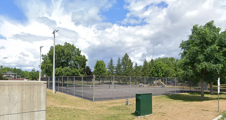 An Image of Tennis Courts at Russell Boyd Park in Ottawa