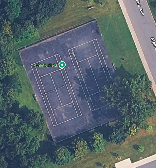 An Image of Tennis Courts at Elmhurst Park in Ottawa
