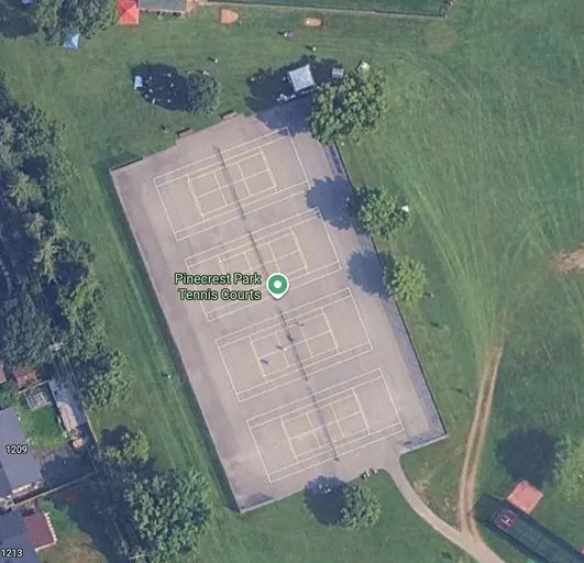 An Image of Tennis Courts at Pinecrest Park in Ottawa