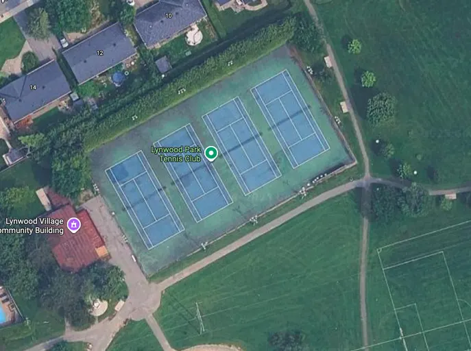 An Image of Tennis Courts at Lynwood Park in Ottawa