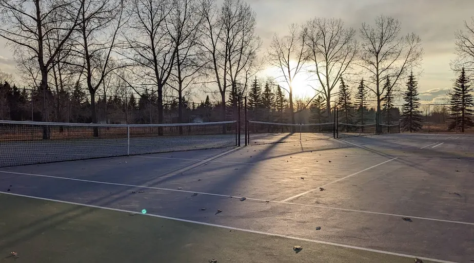 An Image of Tennis Courts at South Glenmore Park in Calgary