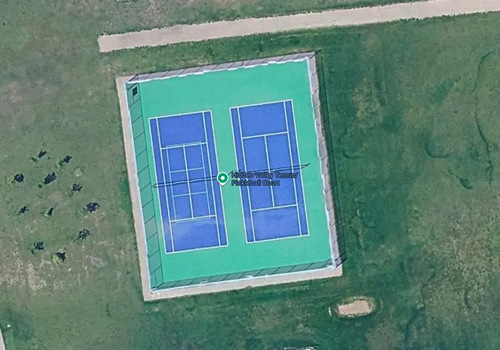 An Image of Tennis Courts at Hidden Valley School in Calgary