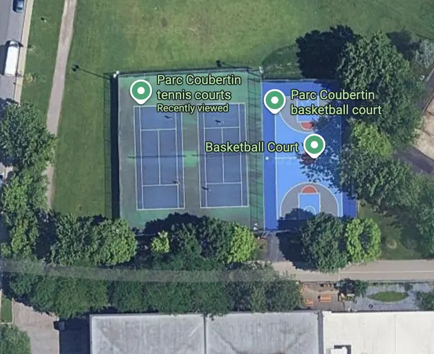 An Image of Tennis Courts at Pierre de Coubertin Tennis Courts in Montreal
