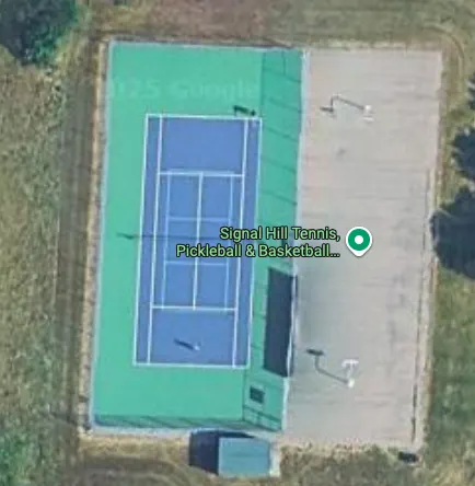An Image of Tennis Courts at Signal Hill in Calgary