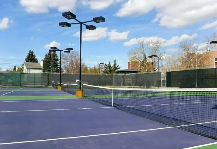 An Image of Tennis Courts at Rosedale Tennis Club in Calgary