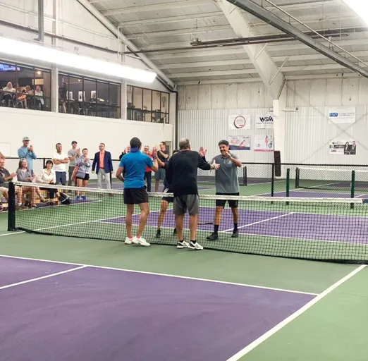 A picture representing the tennis lessons run by Northfield Racquet and Fitness Club