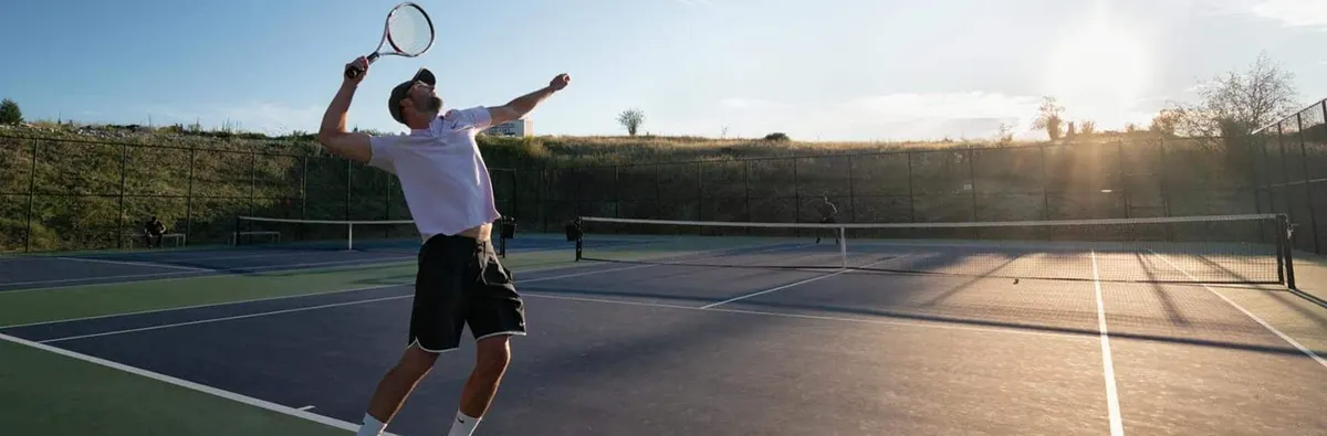 A picture representing the tennis lessons run by Predator Ridge Commons Racquet Club