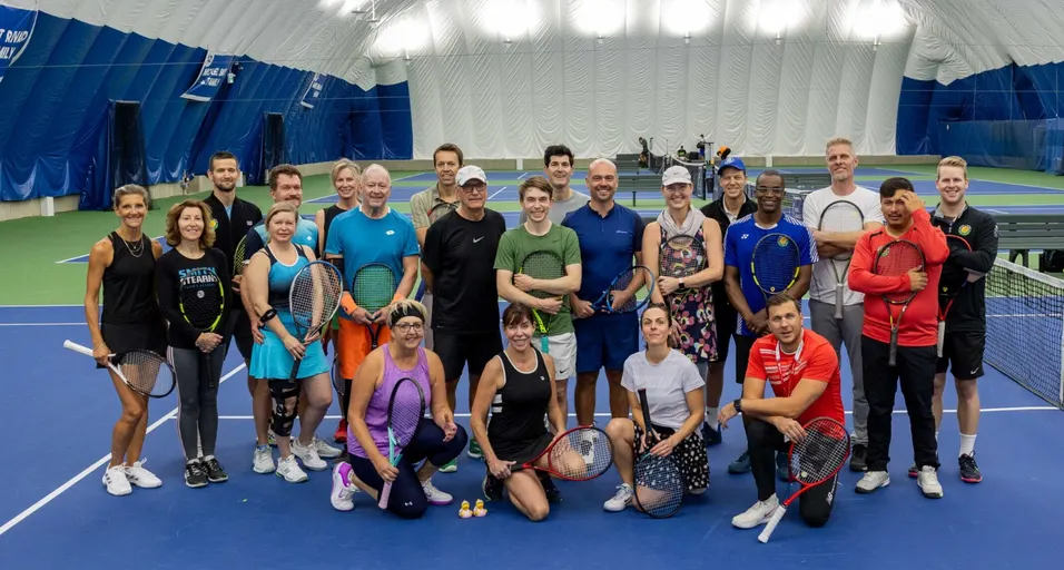 A picture representing the tennis lessons run by Osten & Victor Alberta Tennis Centre