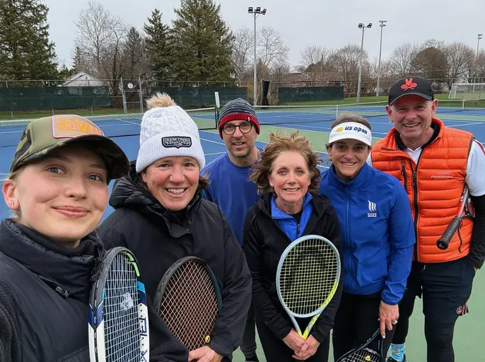 A picture representing the tennis lessons run by Niagara-on-the-Lake Tennis Club
