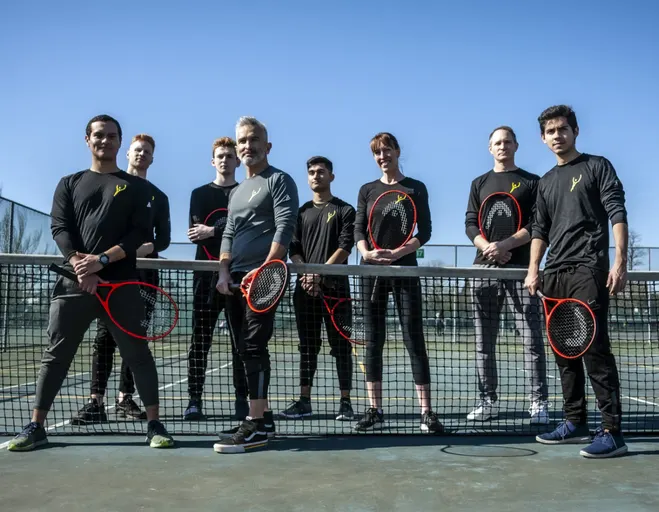 A picture representing the tennis lessons run by Tennis XL Academy