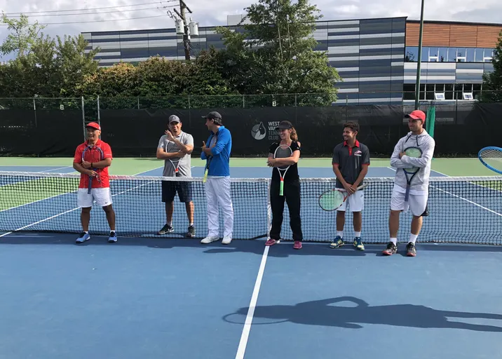 A picture representing the tennis lessons run by West Vancouver Tennis Club