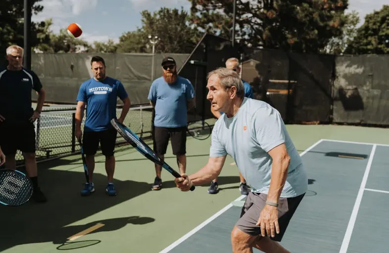 A picture representing the tennis lessons run by Midtown Sanctuaire