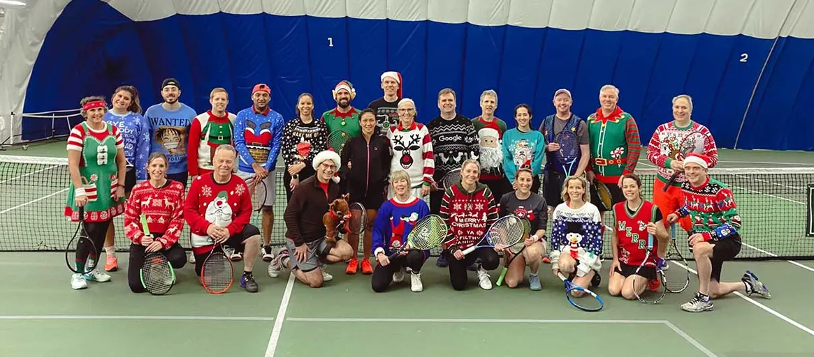 A picture representing the tennis lessons run by University Tennis Centre