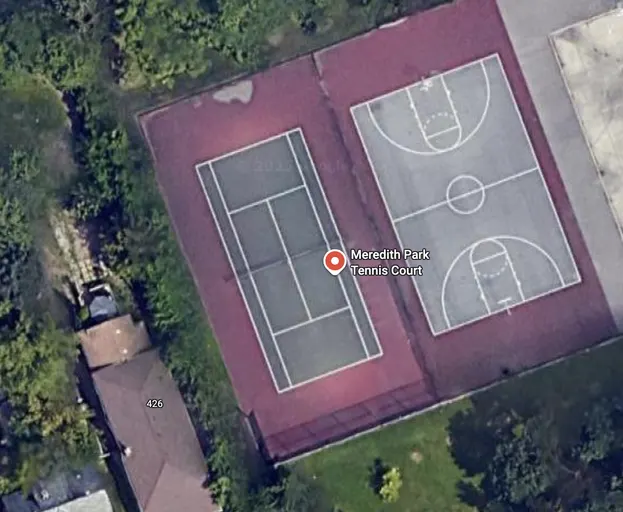 Tennis in Meredith Park Tennis Court